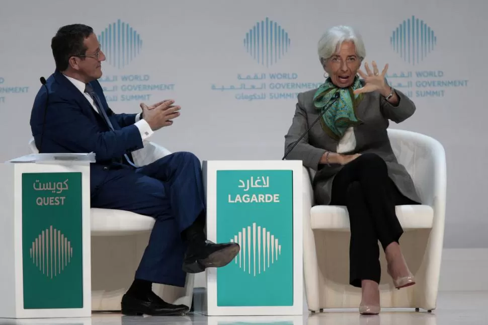 LAGARDE. “Debía haber una corrección”, según la titular del FMI. Reuters