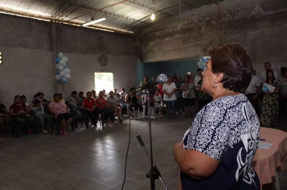 EN LA CIUDAD DEL LIMÓN. Mercedes Medina, una de las impulsoras del proyecto, dijo que el emprendimiento beneficiará a 400 niños.  