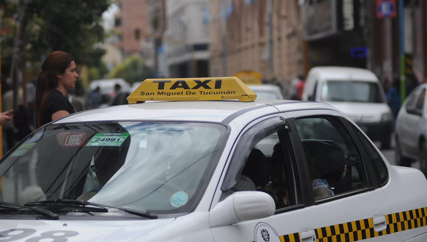 INSEGUROS. El Sindicato de Peones de Taxis afirma que se sienten muy vulnerables en las calles. ARCHIVO LA GACETA / FOTO DE ANALÍA JARAMILLO