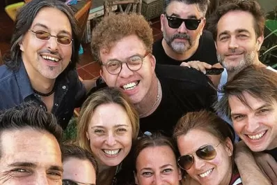 Asado de la amistad en “Montaña rusa”