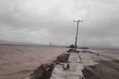 Así quedaron las salinas tras las tormentas en Jujuy
