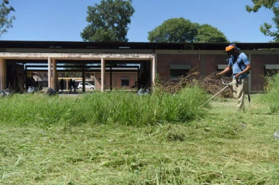Comenzó el arreglo de escuelas para el inicio de las clases