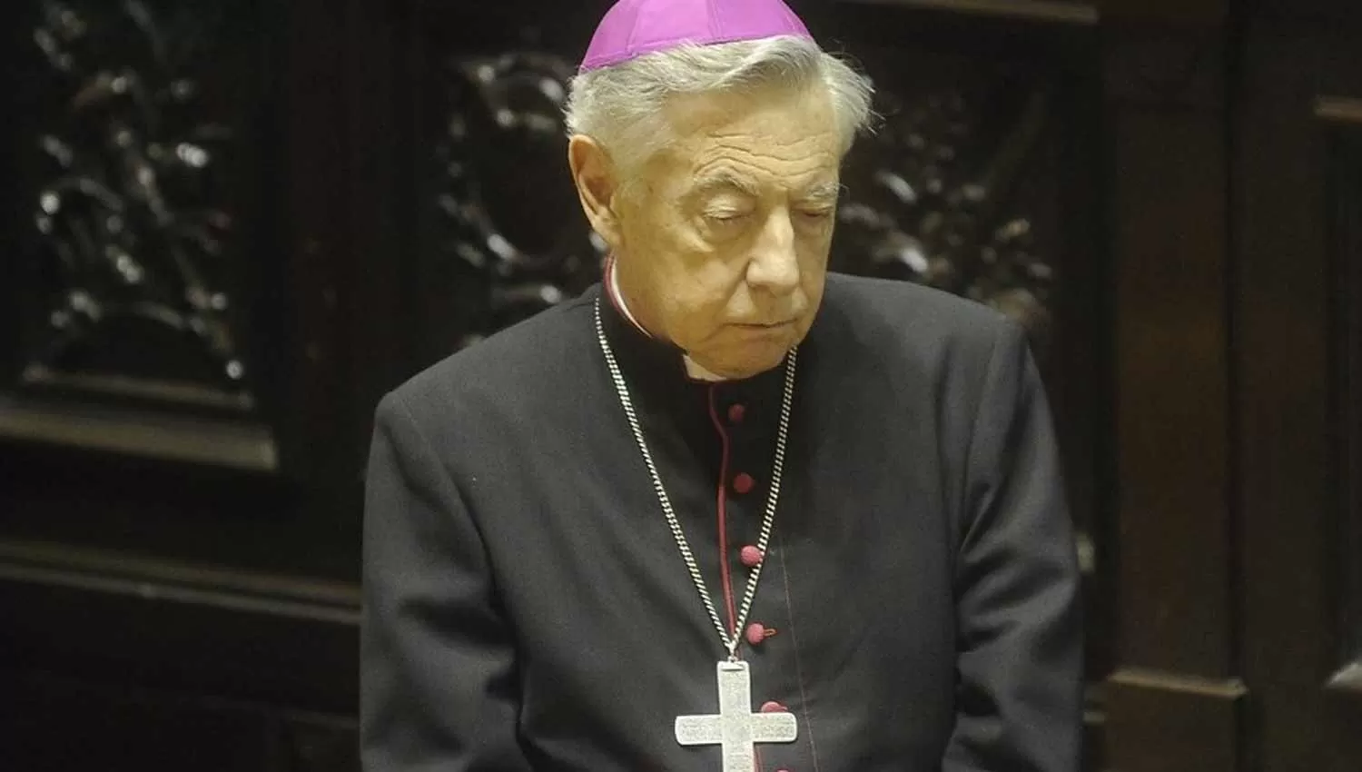 Monseñor Aguer. FOTO TOMADA DE CLARÍN.COM