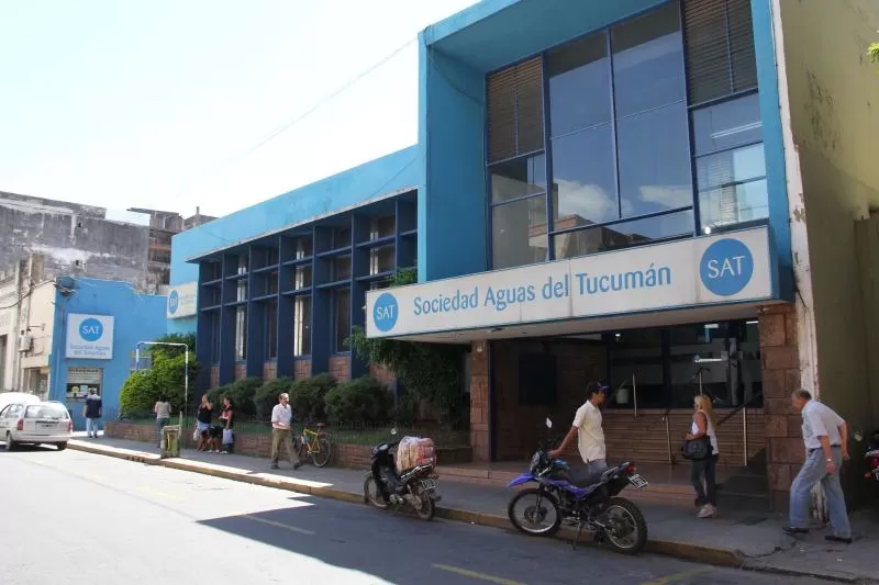 Sociedad Aguas del Tucumán (SAT). ARCHIVO