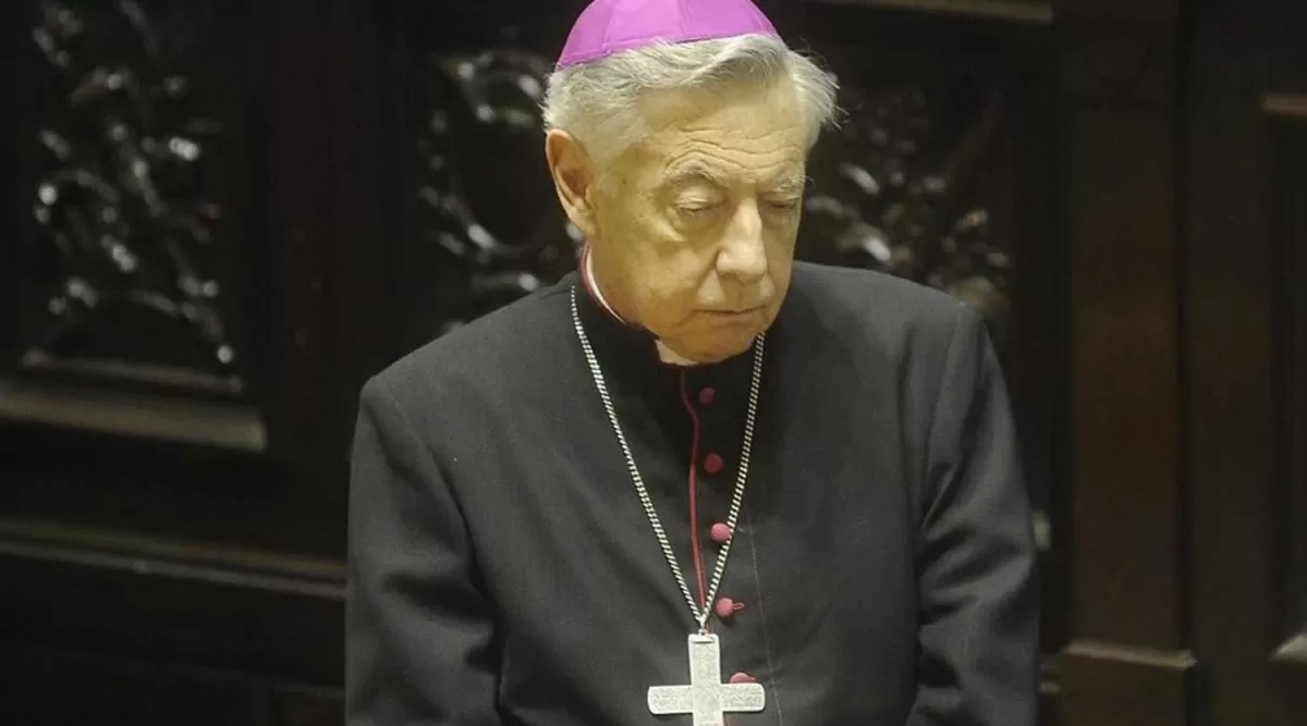 Monseñor Héctor Aguer de La Plata. (Clarín)
