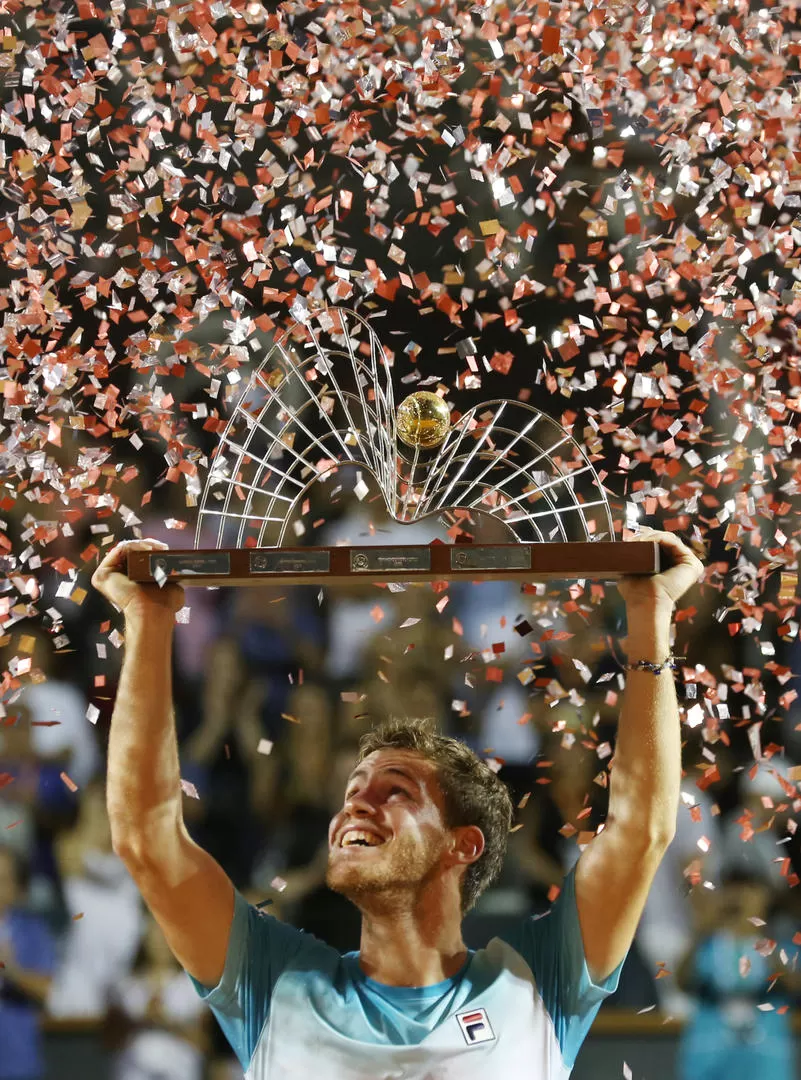 TITULO. Schwartzman ganó su primer torneo de categoría ATP 500 reuters