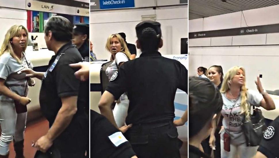 La mujer del escándalo del aeropuerto negó tener vinculación con el crimen