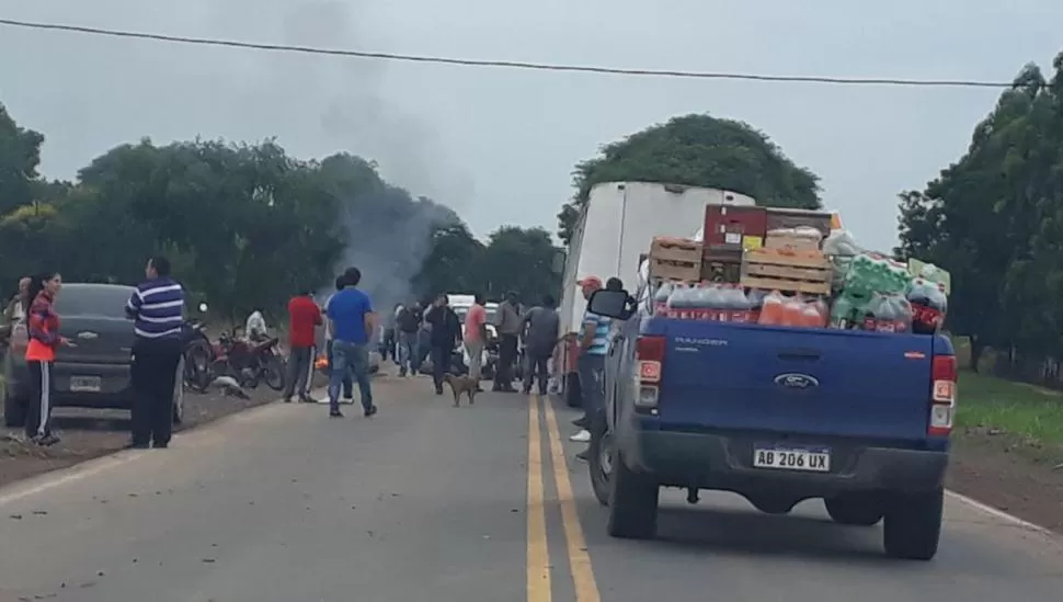 Manifestantes cortaron las rutas 308, en Graneros, y la 304, en Burruyacu