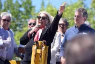 Moyano es el peor criminal de la Argentina, dijo Carrió en el acto por los 10 años del conflicto del campo