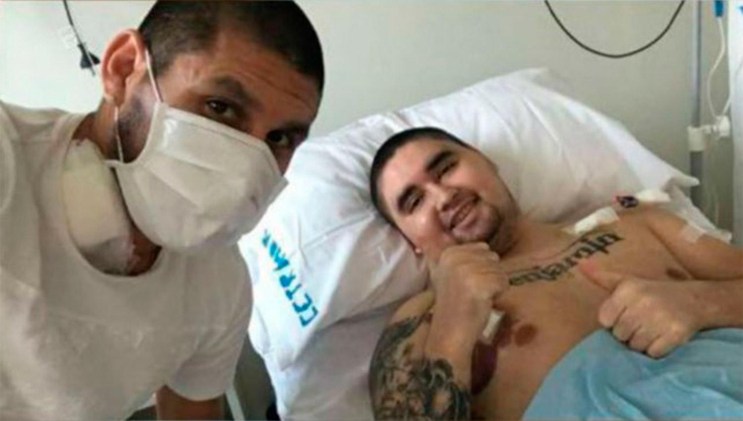 GRAN HERMANO. Villagra le donó médula ósea a su hermano Gonzalo y hoy está de vuelta en Atlético. (ARCHIVO)