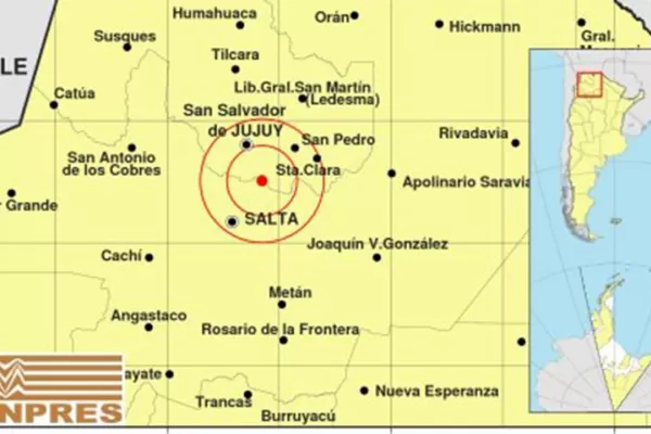 Un sismo en el límite entre Salta y Jujuy hizo temblar a los tucumanos
