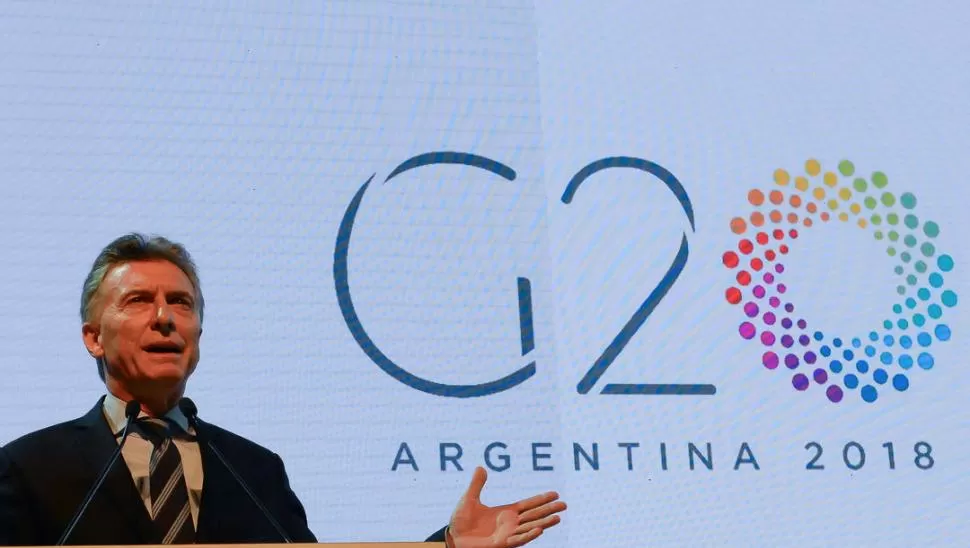 EN HAMBURGO. El 30 de noviembre del año pasado, Mauricio Macri recibió la presidencia del Grupo de los 20. Los líderes globales vendrán en noviembre. reuters