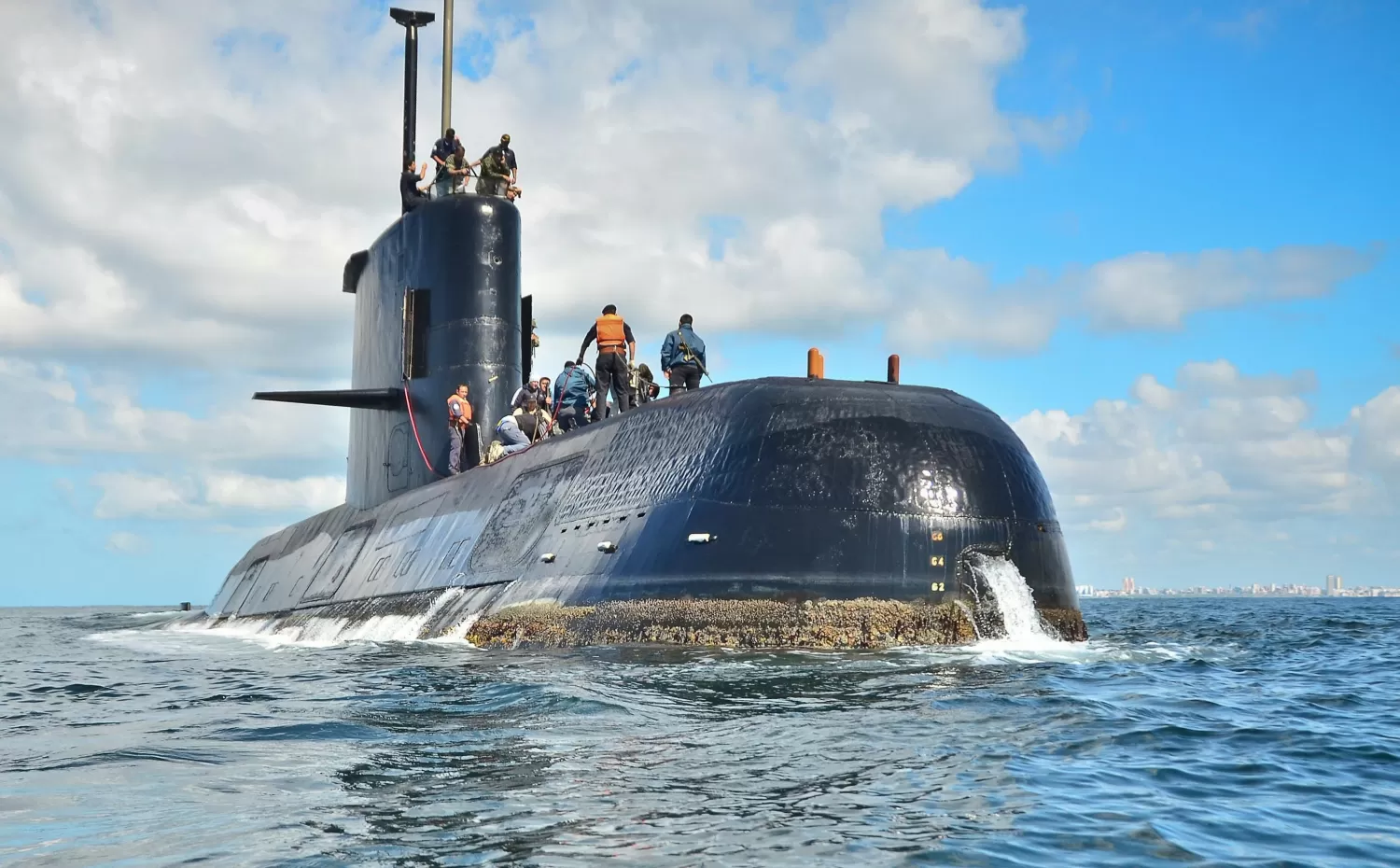 Submarino ARA San Juan, desaparecido el 15 de noviembre de 2017.