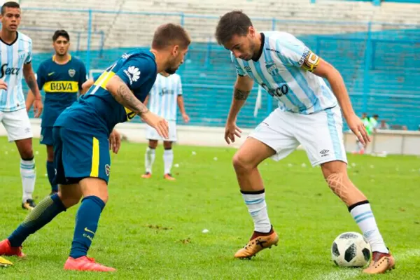 La reserva de Atlético se aprovechó del mal momento de Boca, empató y cortó la mala racha