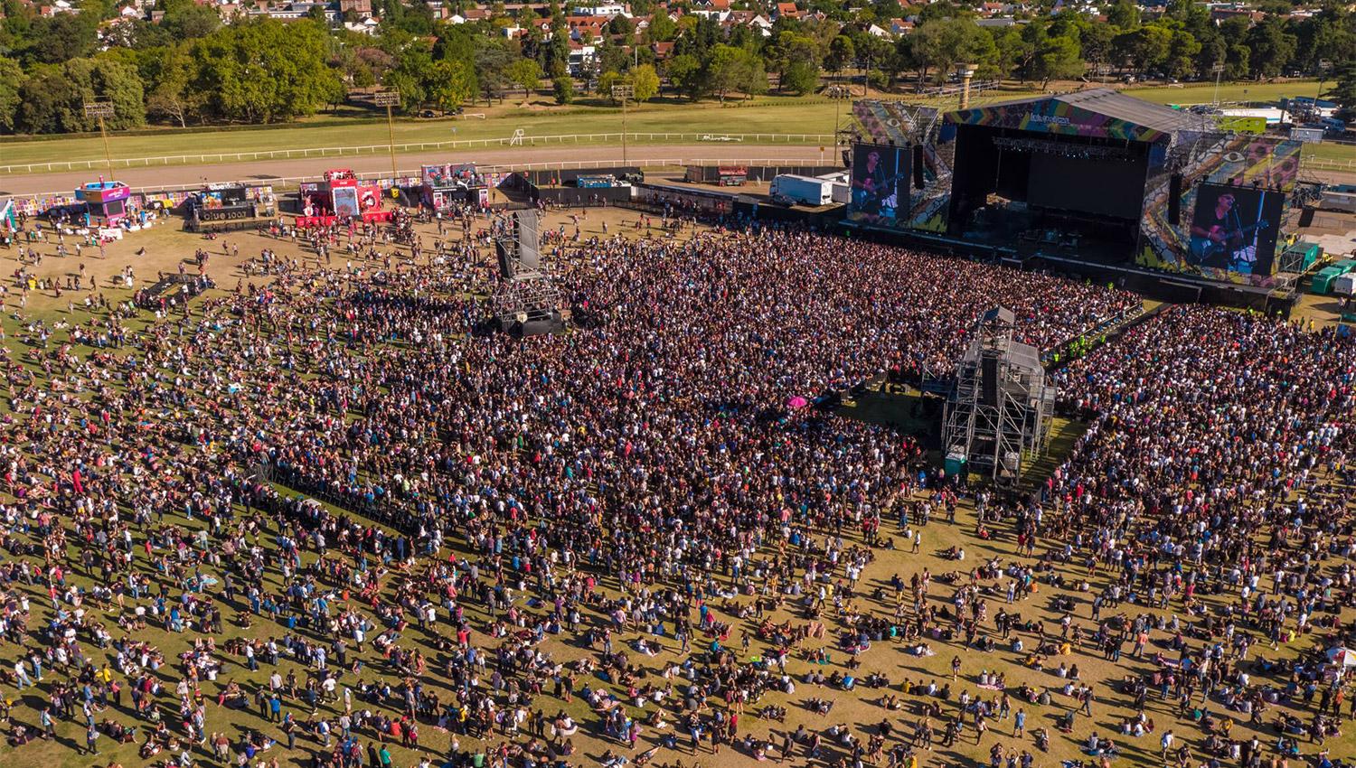UNA MULTITUD. Más de 100.000 personas fueron parte del Lollapalooza Argentina 2018. (FOTO DEL FACEBOOK OFICIAL DE LOLLAPALOOZA)