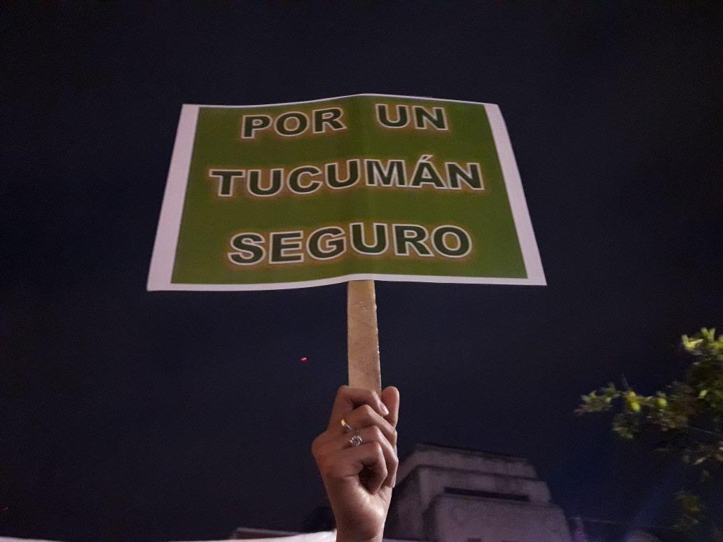Ciudadanos protestan por mas seguridad en Tucumán. LA GACETA / Diego Aráoz