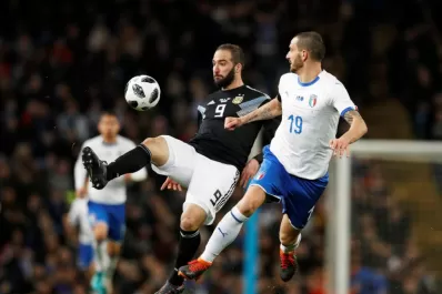 Argentina salió bien parada del partido con Italia