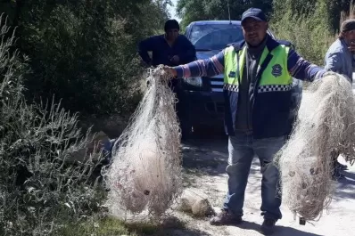 Secuestraron redes en Simoca