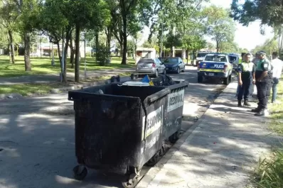 Hallaron material explosivo  en una plaza de Concepción