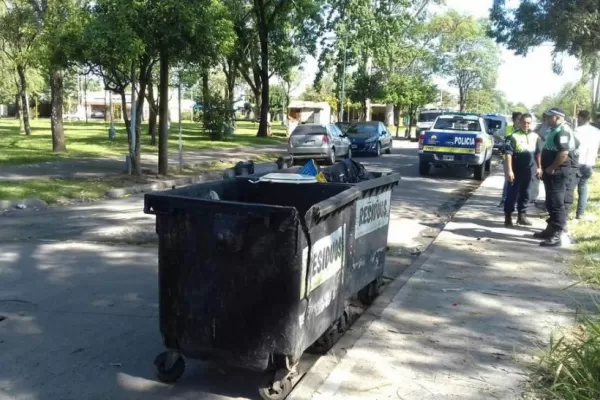 Hallaron material explosivo
en una plaza de Concepción