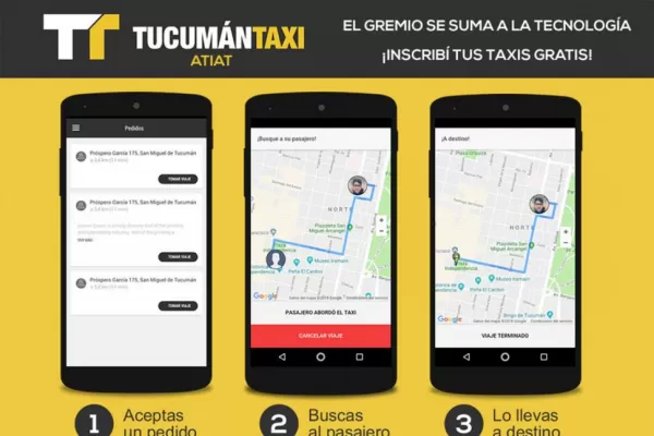 Una nueva aplicación estará disponible para miles de taxis