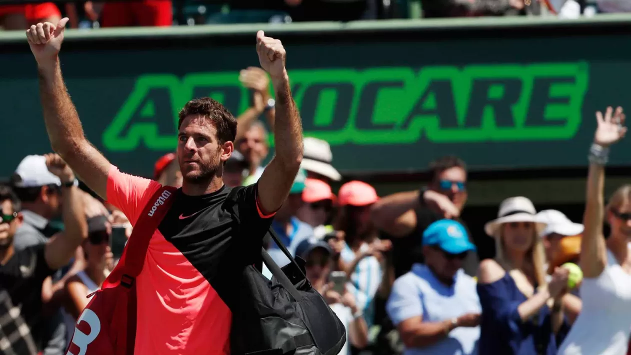 POR MÁS. Delpo sigue dentro del top ten y en los próximos meses podría dar el gran salto hacia la cima. REUTERS