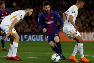 Barcelona goleó 4-1 a Roma y puso un pie en las semifinales