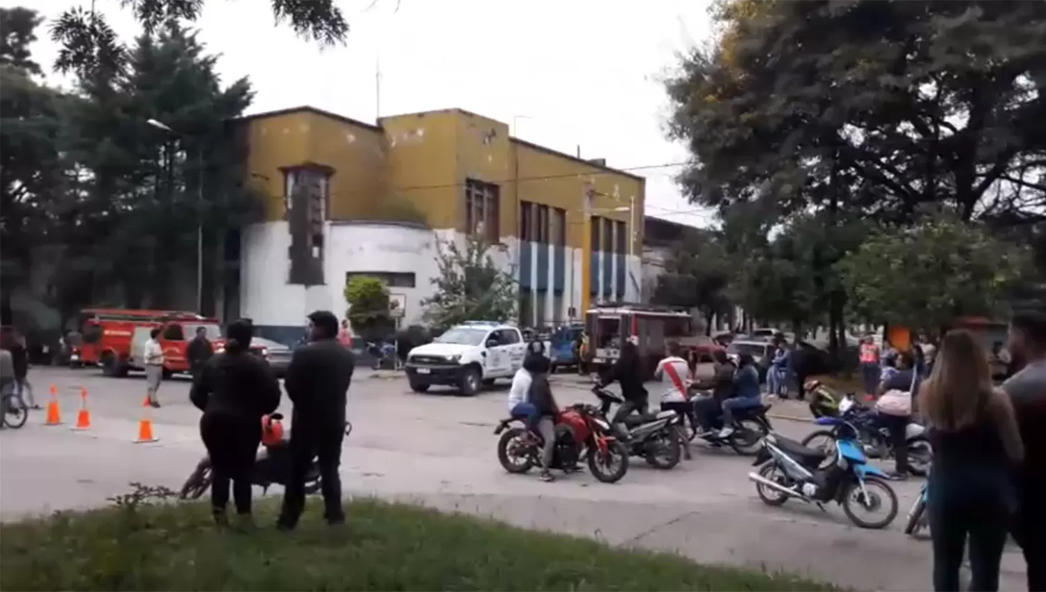 El intento de motín en la comisaría de Aguilares causó conmoción durante la siesta en la ciudad del sur de la provincia. CAPTURA DE VIDEO