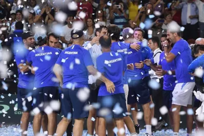 Copa Davis: Argentina sufrió, pero festejó