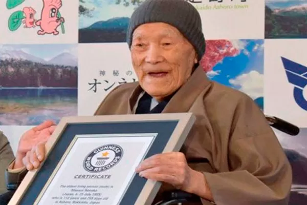 El hombre más viejo del mundo es japonés y tiene 112 años