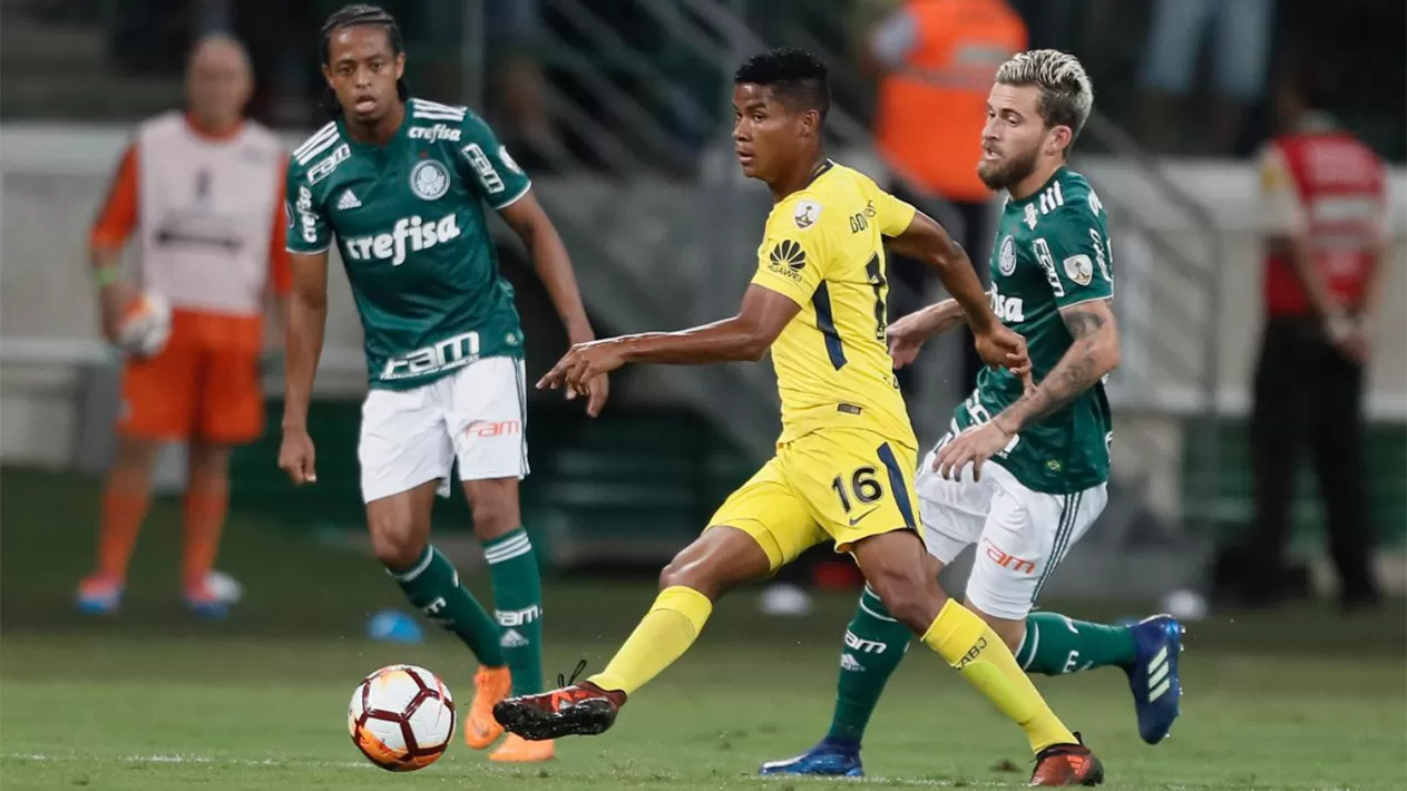 CLAVE. Barrios fue una de las figurad de Boca ante Palmeiras. (BOCA JUNIORS OFICIAL)