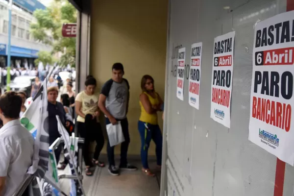 Confirman un nuevo paro bancario para el martes y el miércoles