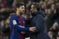 El técnico de Barcelona negó haber tenido una discusión con Messi