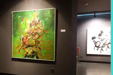 Grima expone sus pinturas en Madrid