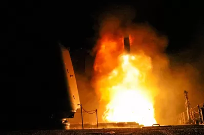 Video: Siria logró interceptar algunos de los misiles lanzados por EEUU