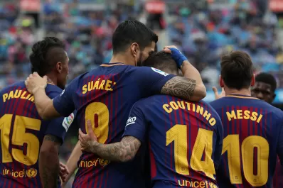 Liga española: Barcelona mantuvo el invicto con una trabajosa victoria sobre Valencia