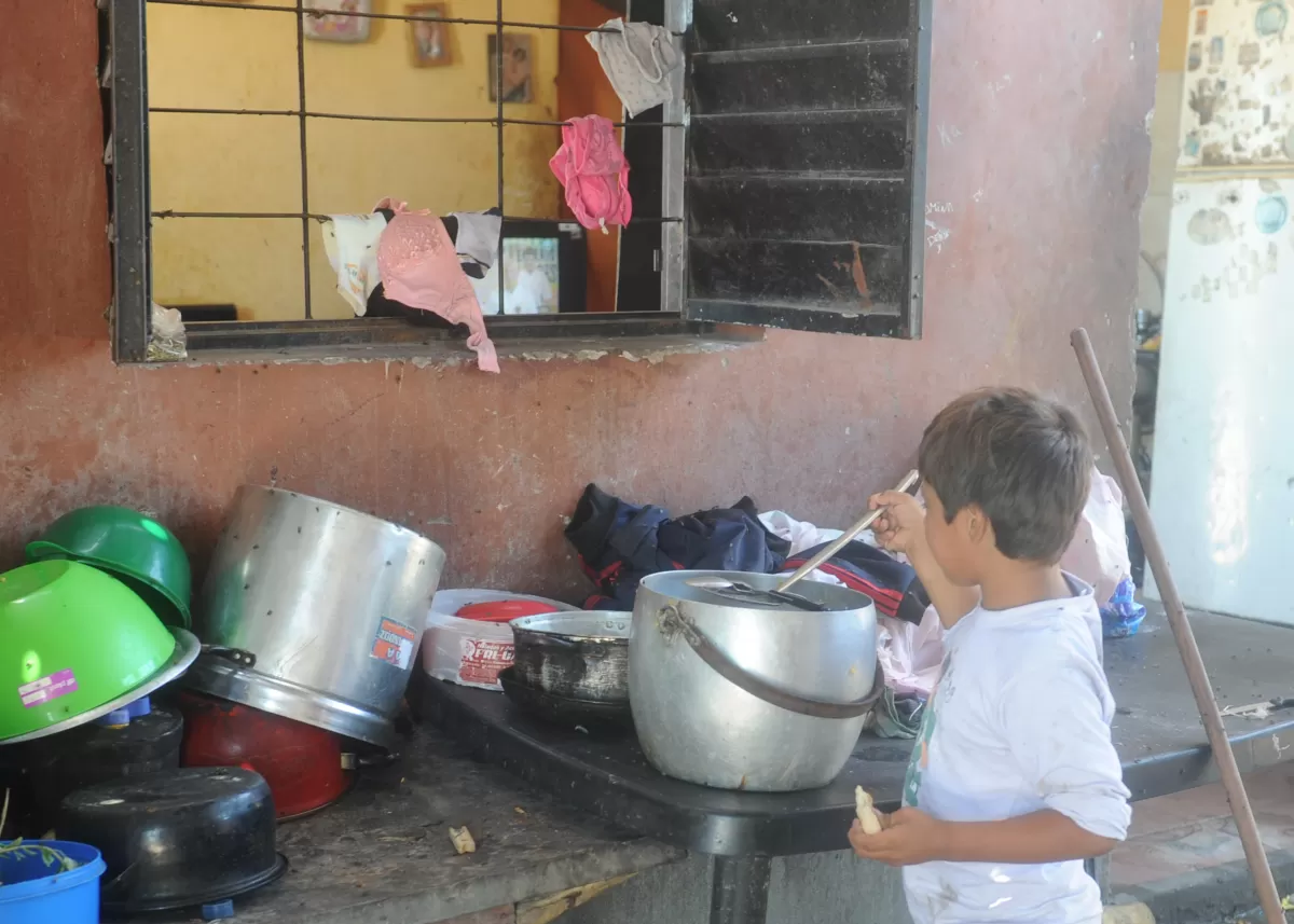 Barrios con escasos recursos. FOTO LA GACETA/ ARCHIVO.