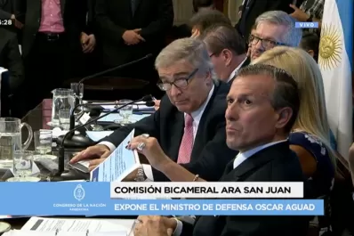 Oscar Aguad aseguró en el Congreso que se mantendrá la búsqueda del ARA San Juan