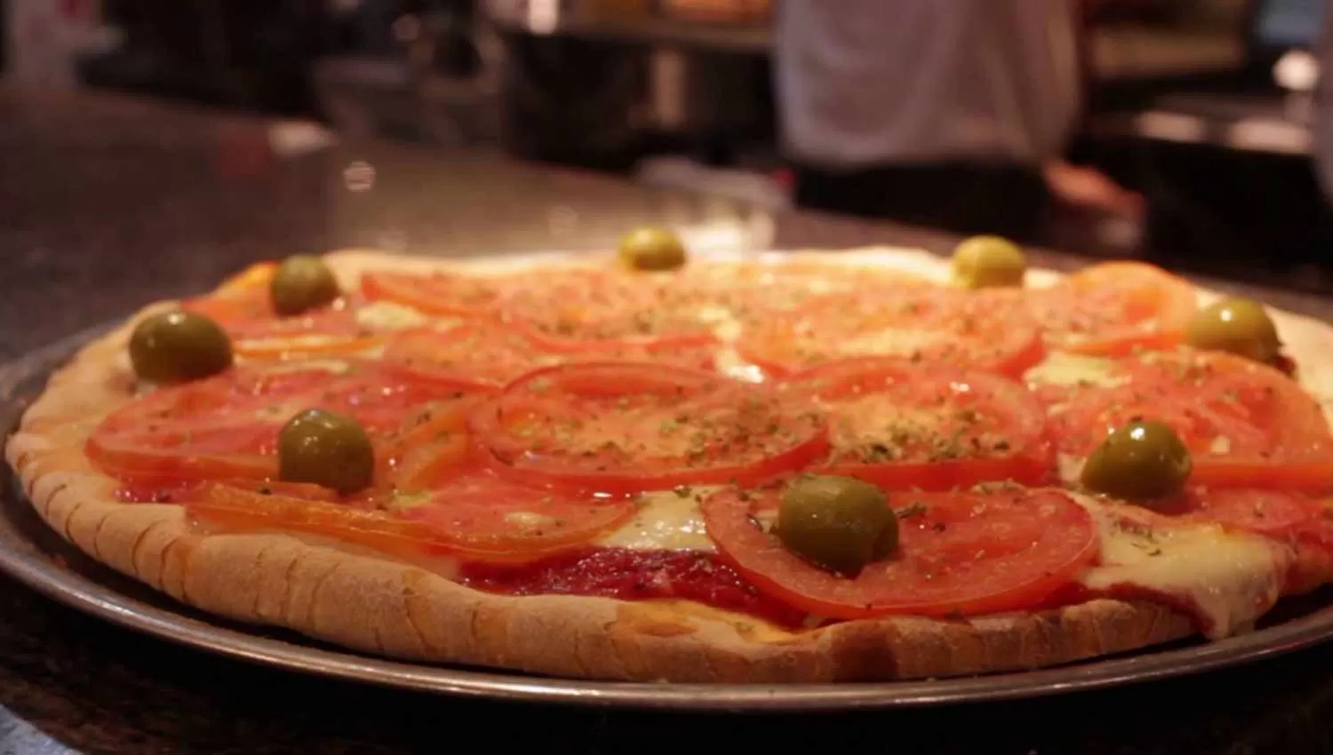 Pizza napolitana. CAPTURA DE VIDEO
