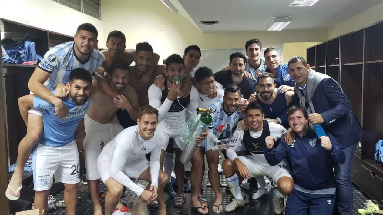 Mario Leito y Cristian Lucchetti festejaron con La Paz.