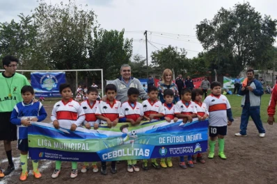 Muchos goles en el arranque del torneo de los Cebollitas