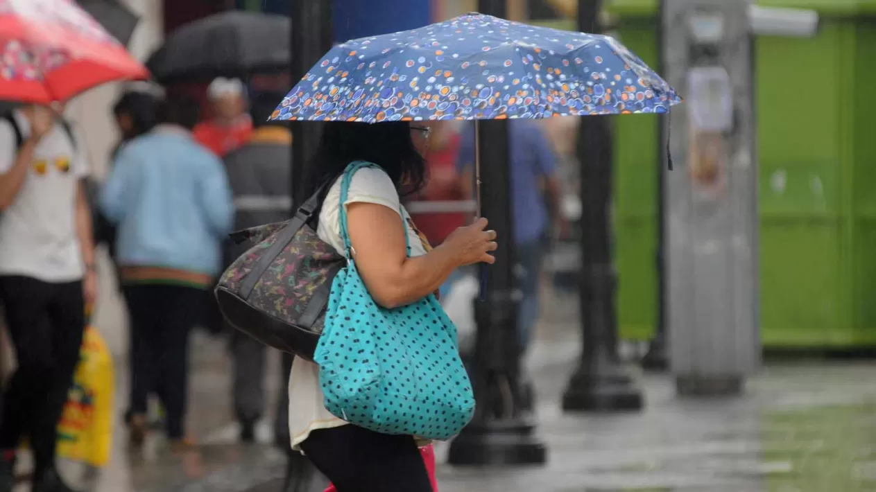 Habrá que salir con el paraguas durante todo el fin de semana. LA GACETA/FOTO DE ANALÍA JARAMILLO