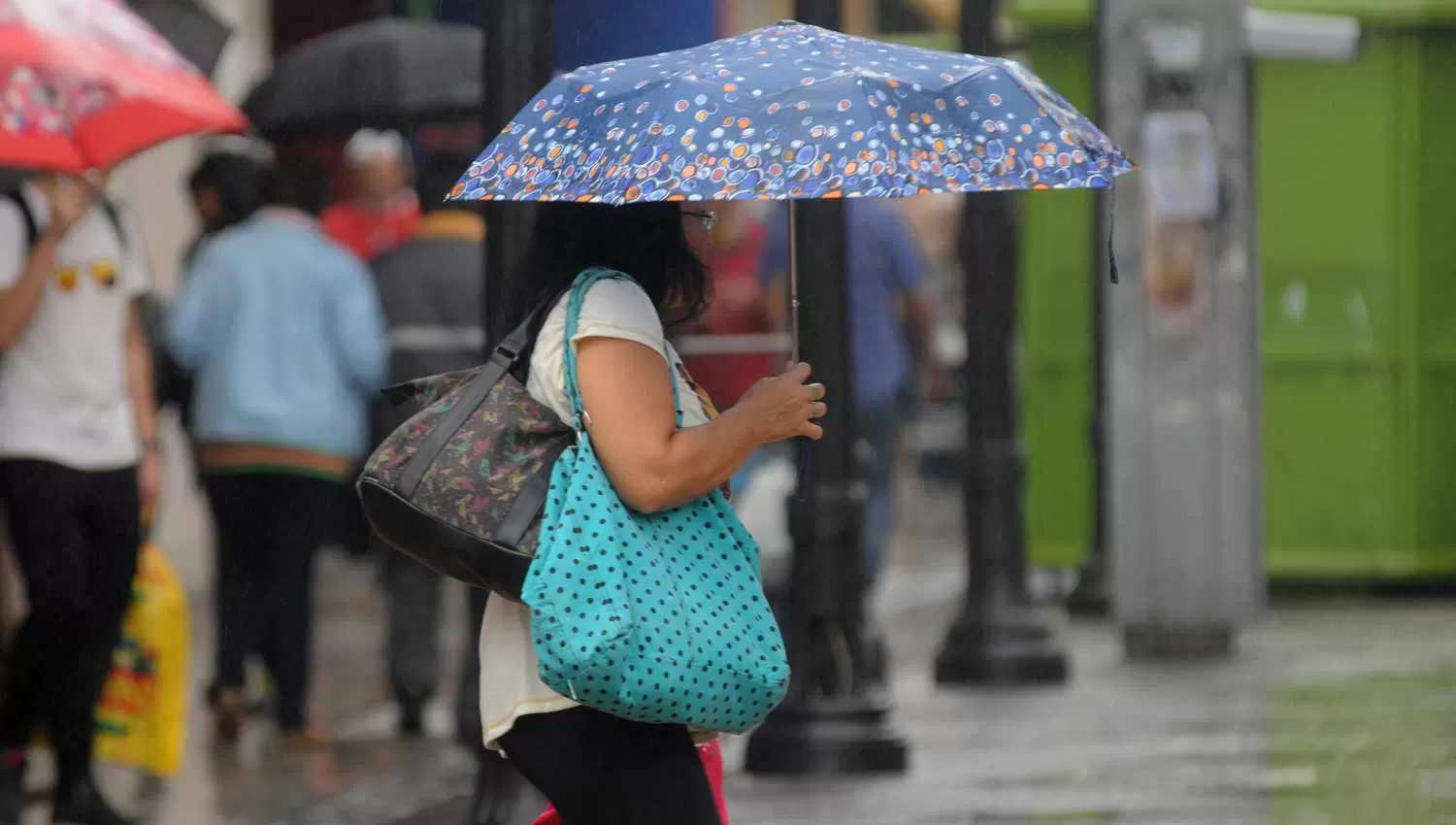 Habrá que salir con el paraguas durante todo el fin de semana. LA GACETA/FOTO DE ANALÍA JARAMILLO