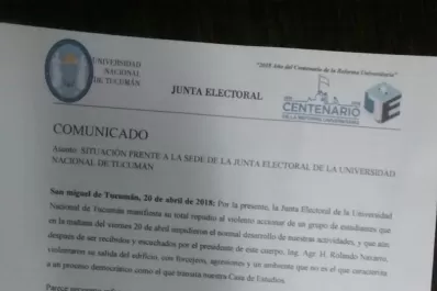 La Junta Electoral de la UNT repudió el escrache de los estudiantes al decano de Agronomía