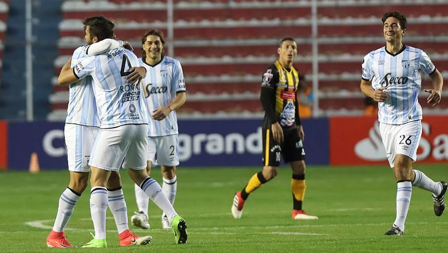 ATLÉTICO VS THE STRONGEST. En el partido en Bolivia el Decano ganó 2-1. FOTO TOMADA DE PERU.COM