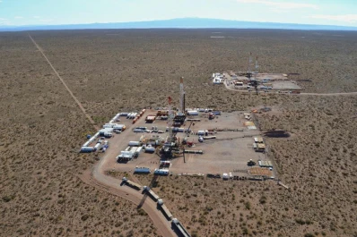 Visita de Macri a Vaca Muerta