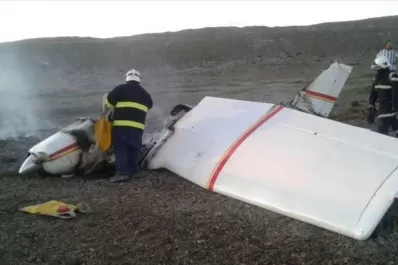 Cayó una avioneta en Chubut: dos muertos