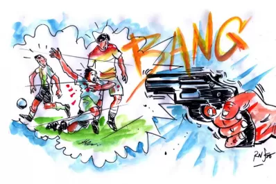 Un partido de fútbol barrial terminó a los tiros y con tres heridos