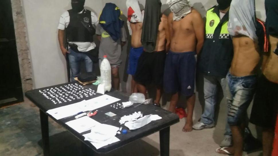 En una casa de Alderetes se podía comprar droga y quedarse a consumirla
