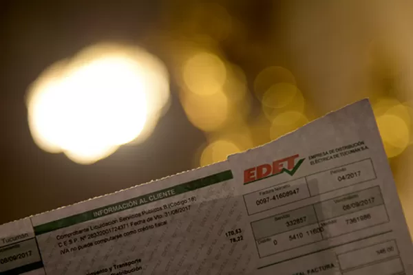 Debate por las tarifas: el 17,48% de lo que paga un usuario de EDET son impuestos